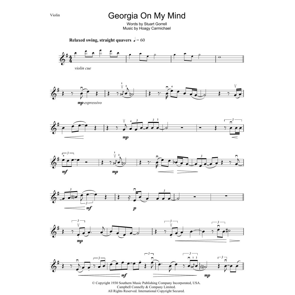 Georgia On My Mind